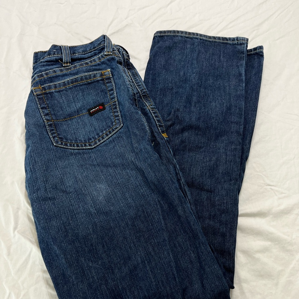 ARIAT FR M4 Relaxed Fit Bootcut Jeans 34x36 CAT 2 Flame Resistant Workwear